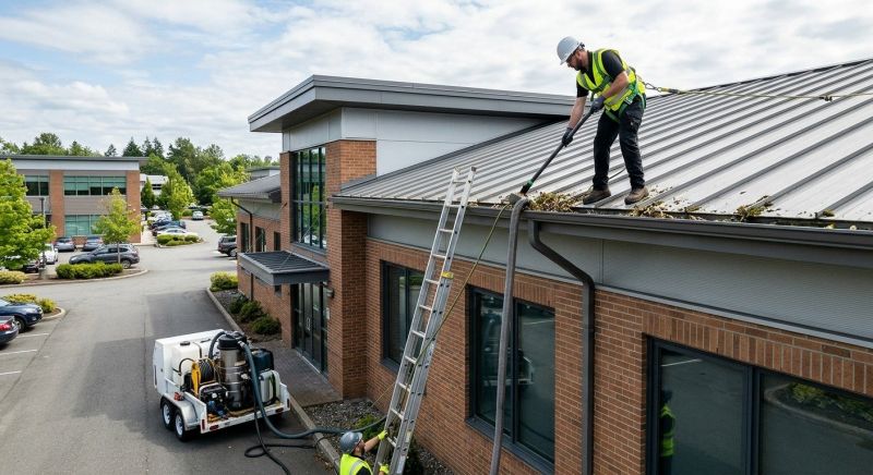 Commercial Gutter Unclogging in Sacramento, CA