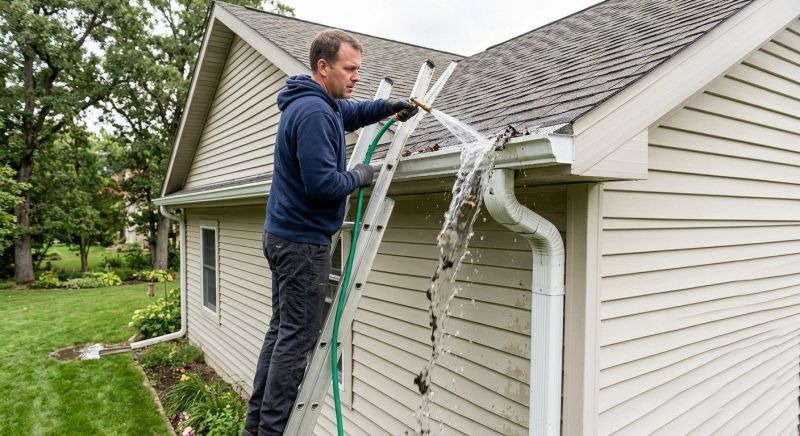 Gutter Downspout Unclogging in Long Island, NY
