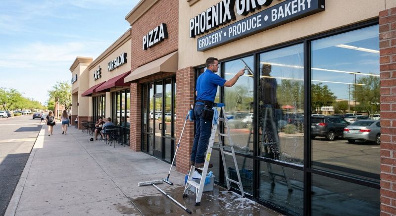Commercial Window Washing in Denver County, CO