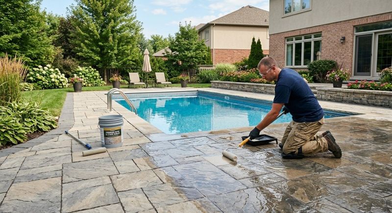 Flagstone Sealing in Redmond, WA