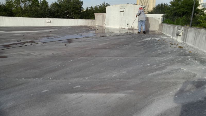 Roof Power Washing detail