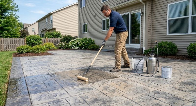 Pool Patio Sealing in Tacoma, WA