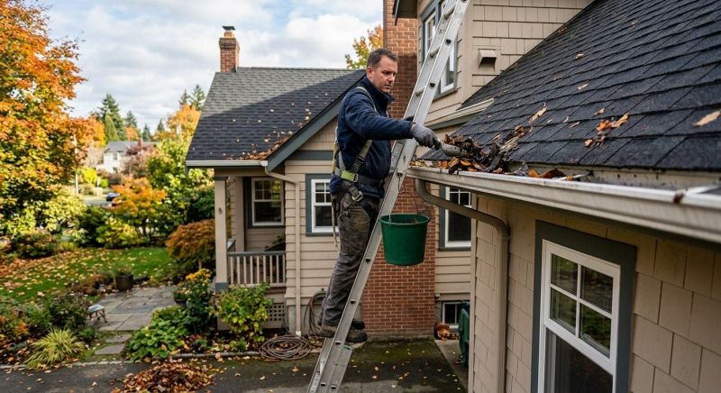 Roof Gutter Cleaning in Fredericksburg, VA