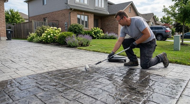Stamped Concrete Sealing in Seattle, WA